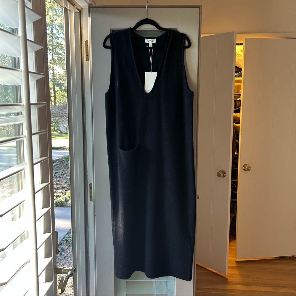 Cos wool sleeveless dress